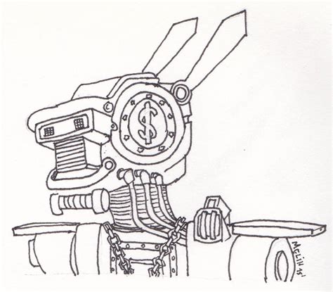 Chappie Lineart To Be Colored By Devmellon On Deviantart