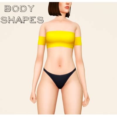 Body Shapes Female Body Presets The Sims Create A Sim Curseforge