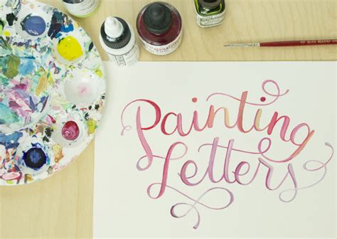 Lettering With Makewells Painting Letters Alisaburke Bloglovin