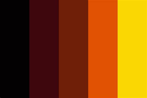 Reds Orange And Yellow Color Palette