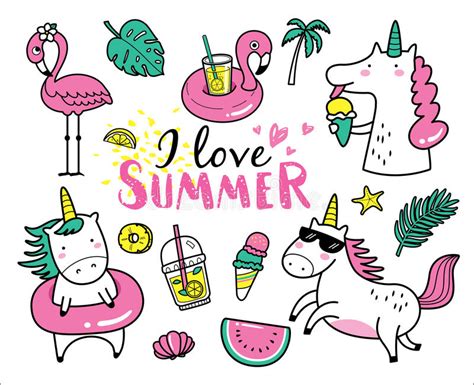 I Love Summer Stock Vector Illustration Of Holidays 93463002