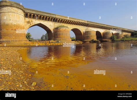 Roman Bridge On Tinto River Niebla Huelva Province Andalusia Spain