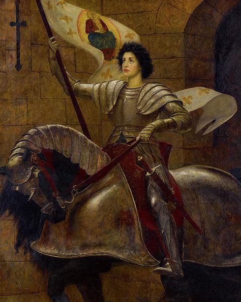 Joan Of Arc Painting By William Blake Richmond Fine Art America