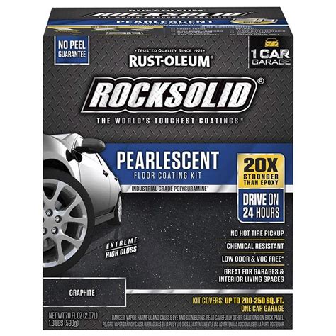If you need help deciding what is best for you and your needs, please consult one of our experts. Rust-Oleum RockSolid 2-part Graphite High-gloss Garage ...