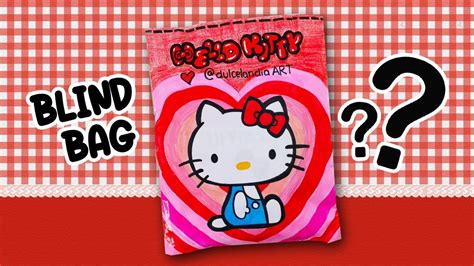 Blind Bag Paper 💖 Hello Kitty 🎀 Asmr Satisfying Opening Blind Bag