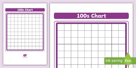 Blank 100s Chart Grids Teacher Made