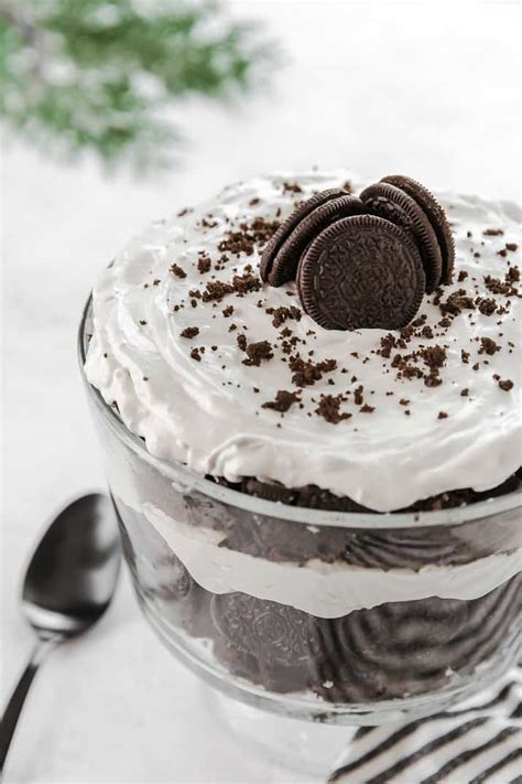 quick easy chocolate trifle recipe dessert  entertaining