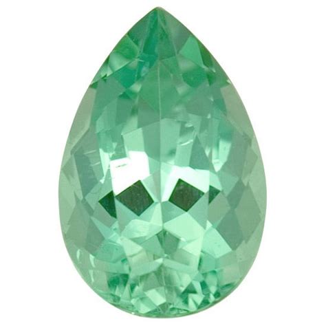 Natural Blue Green Tourmaline Gemstone In Pear Cut 354 Carats 1196