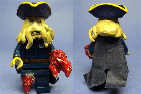 Davy Jones Custom Minifig Custom Lego Minifigures