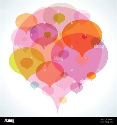 Colorful Bubble Background Vector Illustration Stock Vector Image