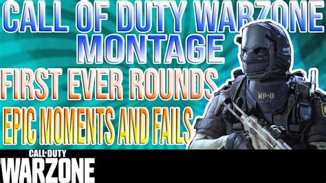 Call Of Duty Warzone Montage My First Ever Solo Gamesepic Moments And