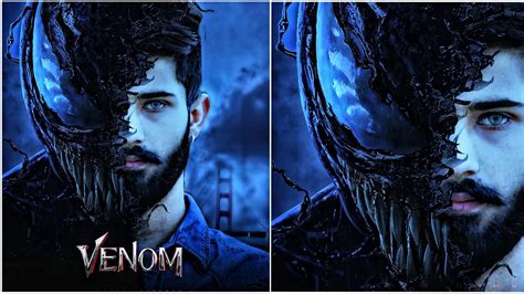 How To Edit Venom Movie Poster Design With Picsart Editing Tutorial