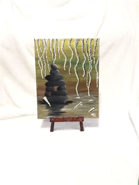 Zen Garden Painting Etsy