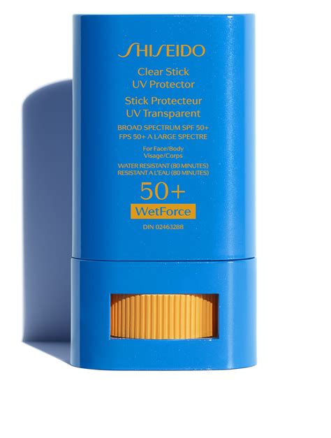 shiseido clear stick uv protector broad spectrum sunscreen spf 50 holt renfrew canada