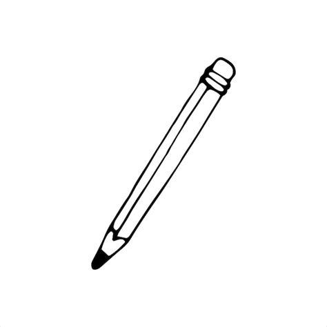 Premium Vector Single Element Of Pen In Doodle Business Set Hand