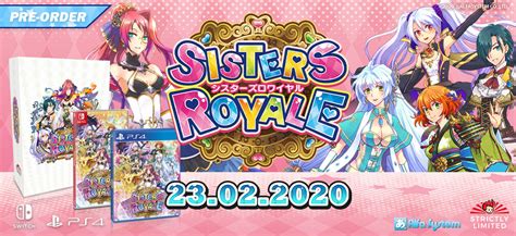 Sisters Royale Five Sisters Under Fire Ps4 And Switch Limited Print