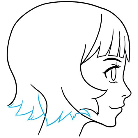 How To Draw An Anime Girl Side View Really Easy Drawing Tutorial