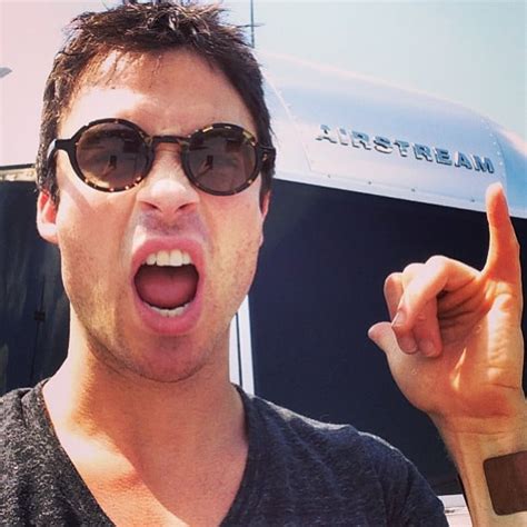 The Excited Selfie Ian Somerhalders Selfies On Instagram Popsugar