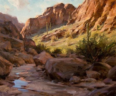 Mitch Baird Landscape Artwork Landscape Art Desert Painting