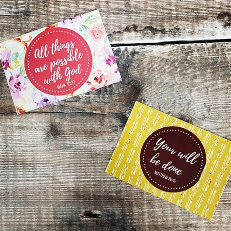 Gospel Bible Verse Scripture Cards Cheerfully Given