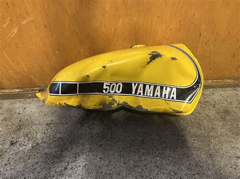 1974 Yamaha Sc500 Sc 500 Original Paint Fuel Gas Tank Mx250 Mx360 Ebay