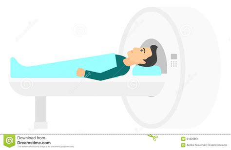 Magnetic Resonance Imaging Concept In Isometric Vector Design Male Doctor Doing Diagnostics Of