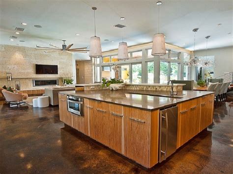 Large Open Plan Kitchen Living Room Ideas Kitchen Living Room Open