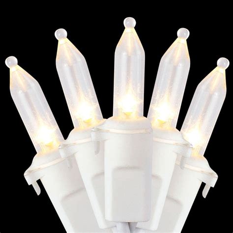 Hanging on a high roof. Home Accents Holiday 100-Light LED Warm White Mini Light ...