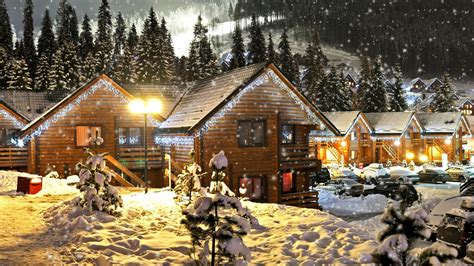 Free Snowy Cottage Screensaver Dwnloadrat