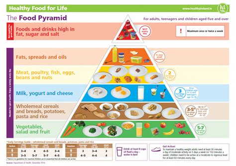 New Healthy Eating Guidelines And Food Pyramid Diabetes Ireland