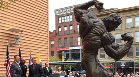 Arnold Statue Re Dedicated In Columbus Muscle And Fitness