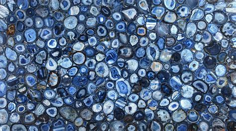 Semi Precious Stone Blue Agathe Aatcit