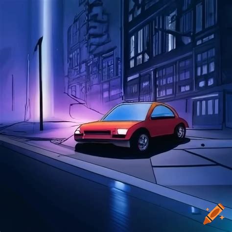 2 Point Perspective Drawing With A Car