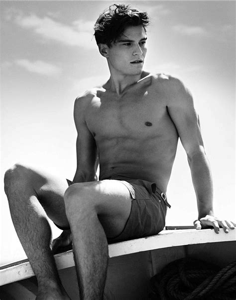 Oliver Cheshire Male Models Wavy Beach Hair Male Grooming