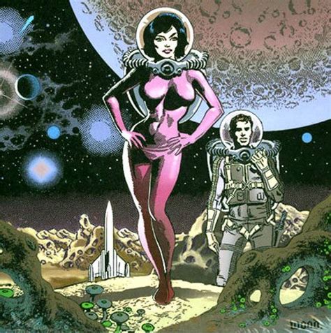 Wally Wood Space Girl Sci Fi Art Sci Fi Comics