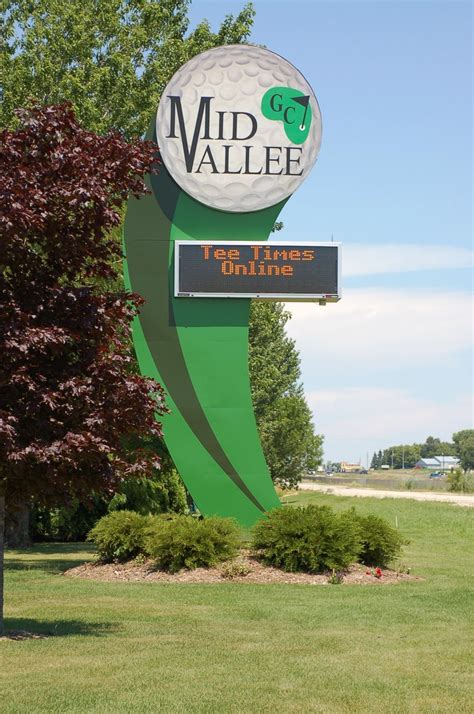 Mid Vallee Golf Course De Pere Wi Completed By Jones Sign Company