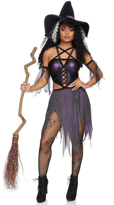 Sexy Spellcaster Costume Edgy Witch Costume Yandy Com