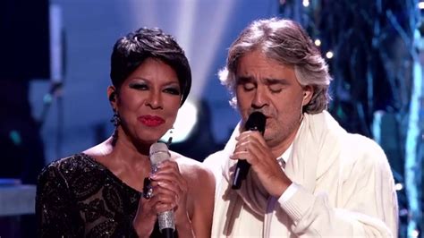 Andrea Bocelli And Natalie Cole The Christmas Song Youtube