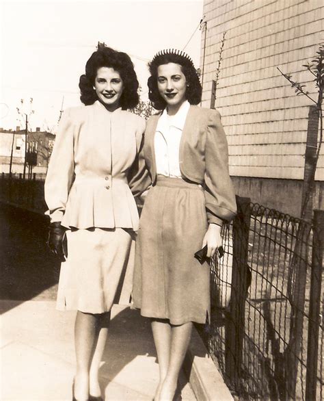 Black And White Vintage Photos Of 1940s Fashion ~ Vintage Everyday