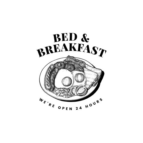 Bed And Breakfast Logo Design Vector Download Free Vectors Clipart
