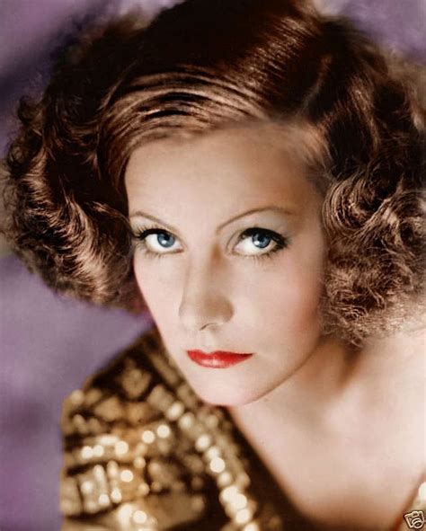 Colorized Publicity Still Of Actor Greta Garbo As Character Yvonne