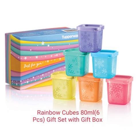 Tupperware Rainbow All Cubes Gift Set Ml Shopee Malaysia My XXX Hot Girl