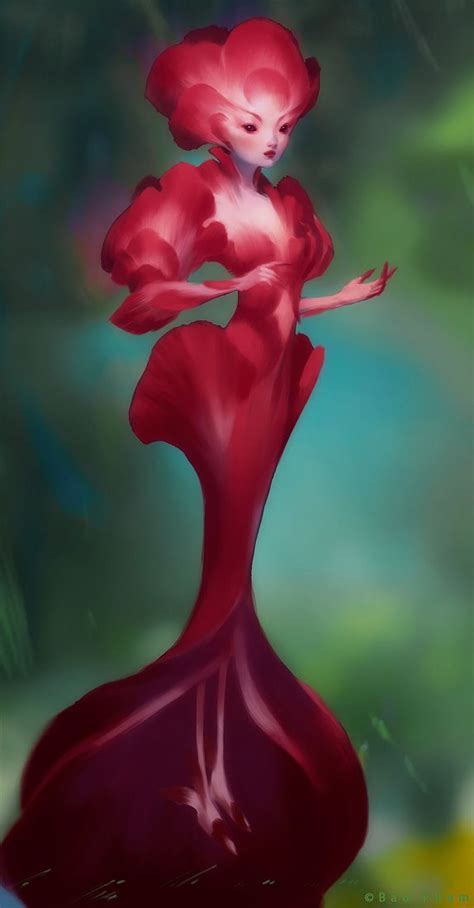 A Flower By Thienbao On Deviantart Fantasy Art Art Animation Art