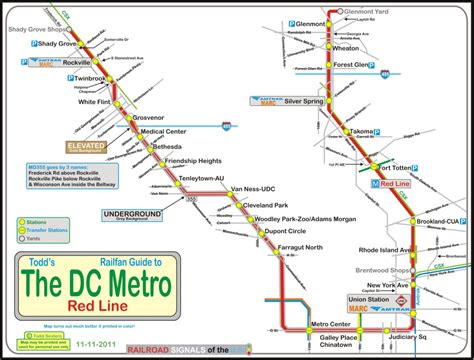 The Dc Metro System The Red Line