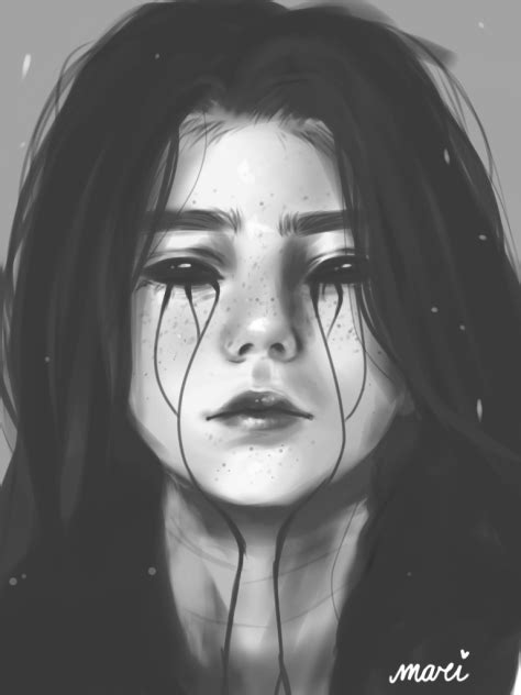 Sad Girl Ibispaint