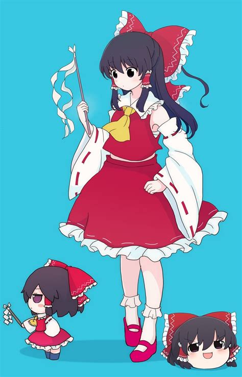 Reimu And Hakurei Reimu Touhou Drawn By Azumammeri One Yukkuri Place