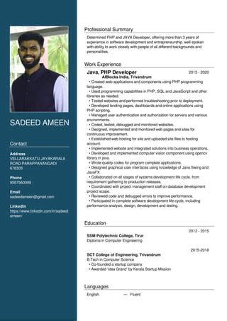 Resume Pdf