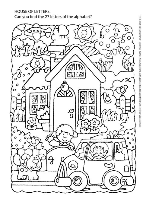 Páginas Para Colorear Originales Original Coloring Pages House Of