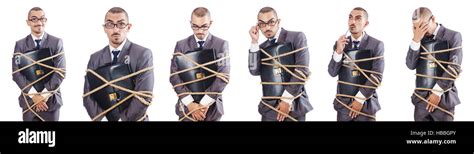 Tied Up Man Cut Out Stock Images And Pictures Alamy
