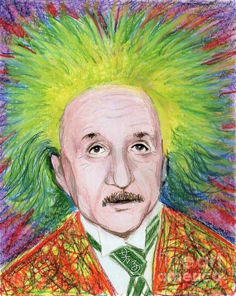Albert Einstein By Yoshiko Mishina Art Einstein Drawings